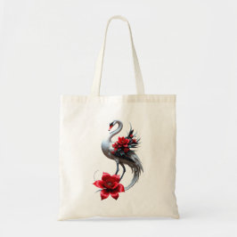 Bolso De Tela Colección de Boda del Elegante Cisne Blanco