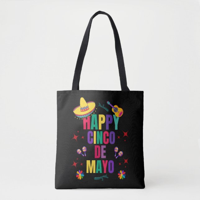 Bolso De Tela Colección de celebraciones de Cinco de Mayo (Anverso)