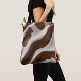 Bolso De Tela Colección de cuero de vaca falso elegante de lujo