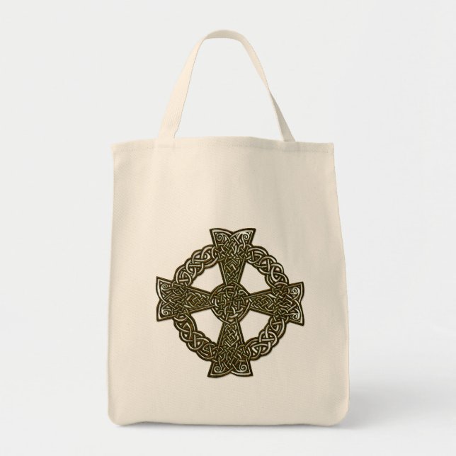 Bolso De Tela Colección de Historia del Arte Irlandés de la Cruz (Frente)