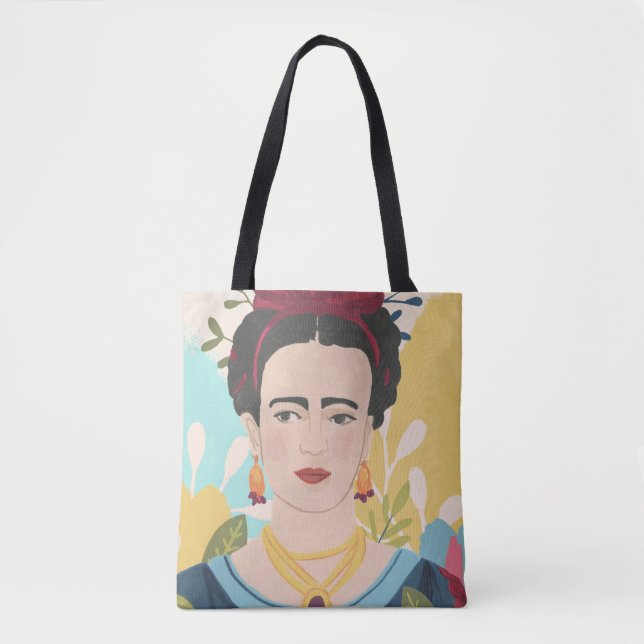 Bolso De Tela Colección de jardines de Frida (Anverso)