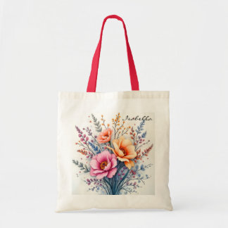 Bolso De Tela Colección de Lujo de Flores Silvestres Populares