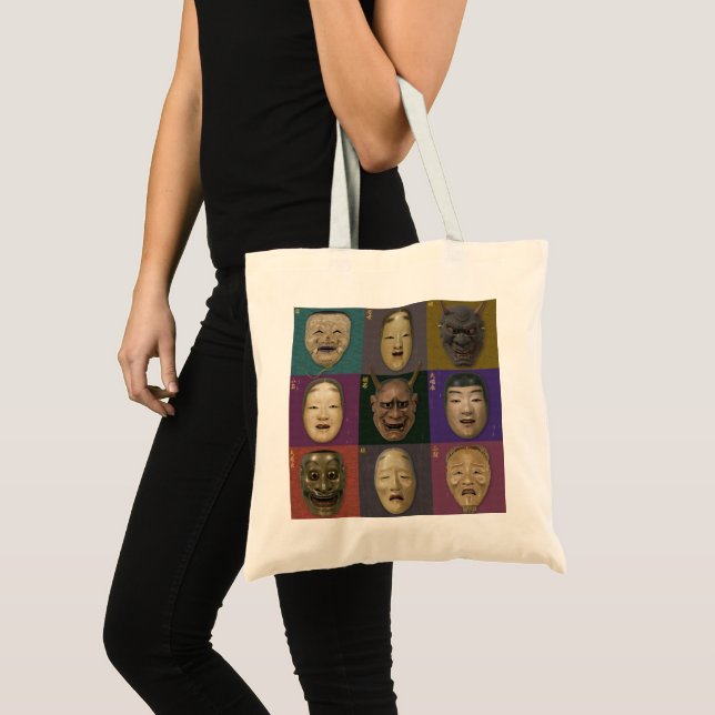 Bolso De Tela Colección de máscaras noh (Anverso (producto))
