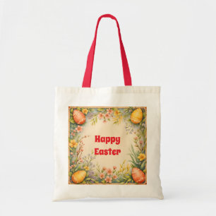 Bolso De Tela Colección de moda vintage de huevos de Pascua