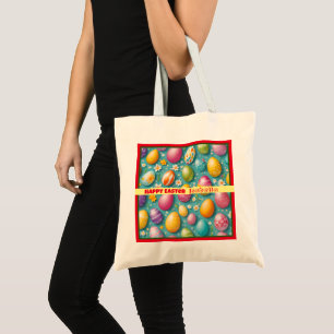 Bolso De Tela Colección de Pascua de Huevos de moda