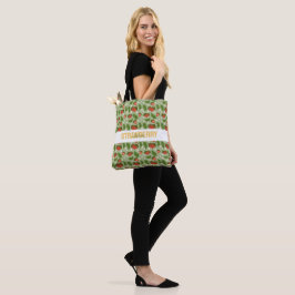 Bolso De Tela Colección de patrones de cesta de frutas - fresas