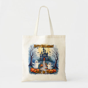 Bolso De Tela Colección Divertida y Moderna de Halloween Espeluz