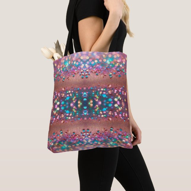 Bolso De Tela Colección holográfica de moda para purpurinas Opal (Detalle)