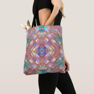 Bolso De Tela Colección holográfica opal de Purpurina moderno