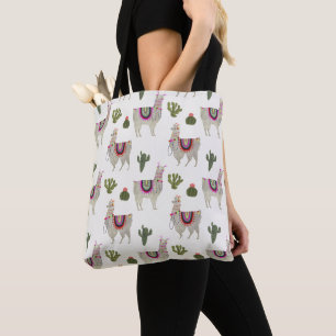 Bolso De Tela Colección Llamarama  Llamas cortas