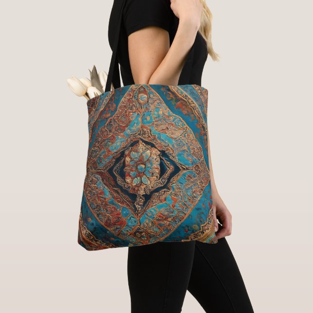 Bolso De Tela Colección Persa Moderna y Hermosa de Patrones Anti (Detalle)
