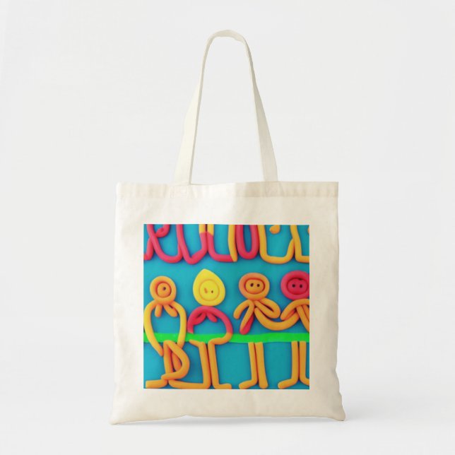 Bolso De Tela Colección Playdough (Frente)