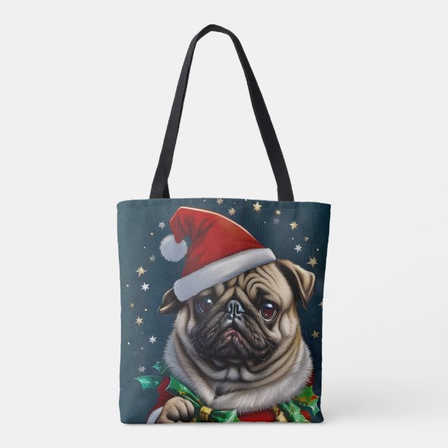 Bolso De Tela Colección Puggy Claus (Reverso)