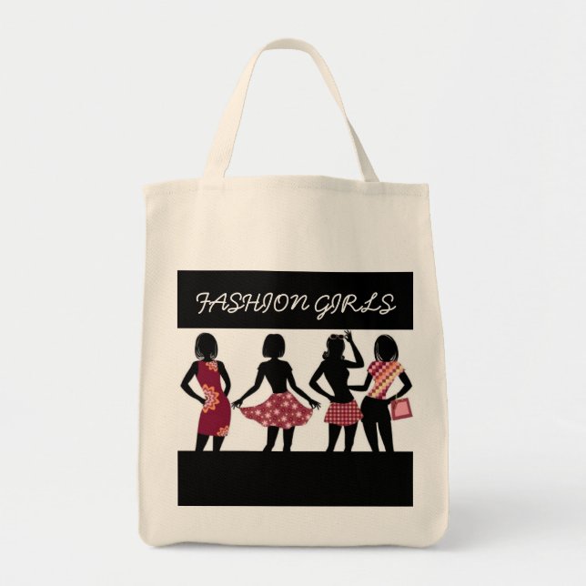 BOLSO DE TELA COLECCIÓN REINA DE COMPRAS (Frente)