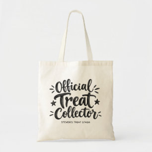 Bolso De Tela Coleccionista Oficial de Dulces de Halloween Truco