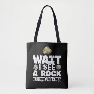 Bolso De Tela Coleccionista Rock - Graciosa Geología Mineral Geó