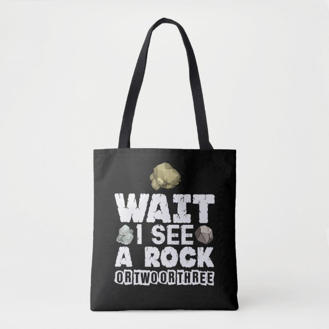 Bolso De Tela Coleccionista Rock - Graciosa Geología Mineral Geó (Anverso)