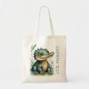 Bolso De Tela Colegio de cocodrilos para bebés escuela de acuare