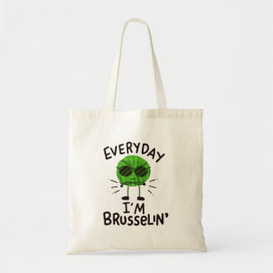 Bolso De Tela Coles de Bruselas Veganas