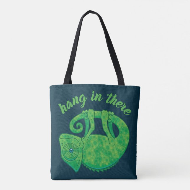 Bolso De Tela Colgar Ahí El Magnífico Chameleon (Reverso)