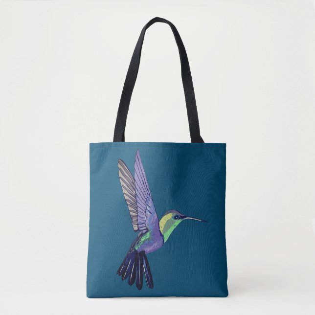 Bolso De Tela Colibrí (Anverso)