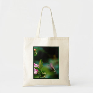 Bolso De Tela Colibrí de Garganta Rubí - Fotografía Original