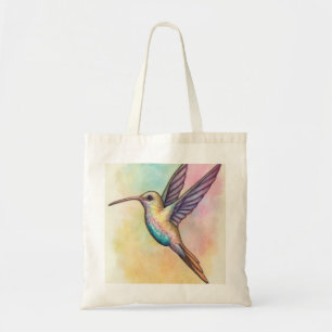 Bolso De Tela Colibrí en tonos pastel