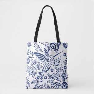Bolso De Tela colibri talavera arte mexicano