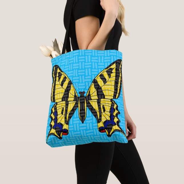Bolso De Tela Colibrí (uno) - Tote (Detalle)
