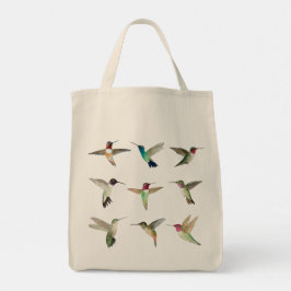 Bolso De Tela Colibríes de Norteamérica