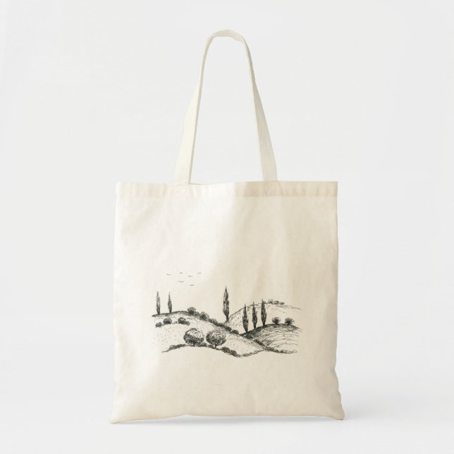 Bolso De Tela Colinas de Provence (Frente)