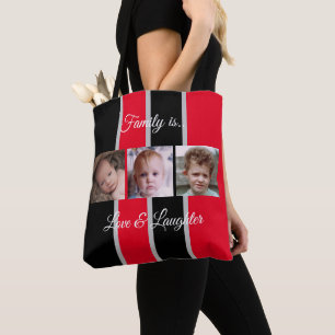 Bolso De Tela Collage agrega tus propias fotos de personalizado