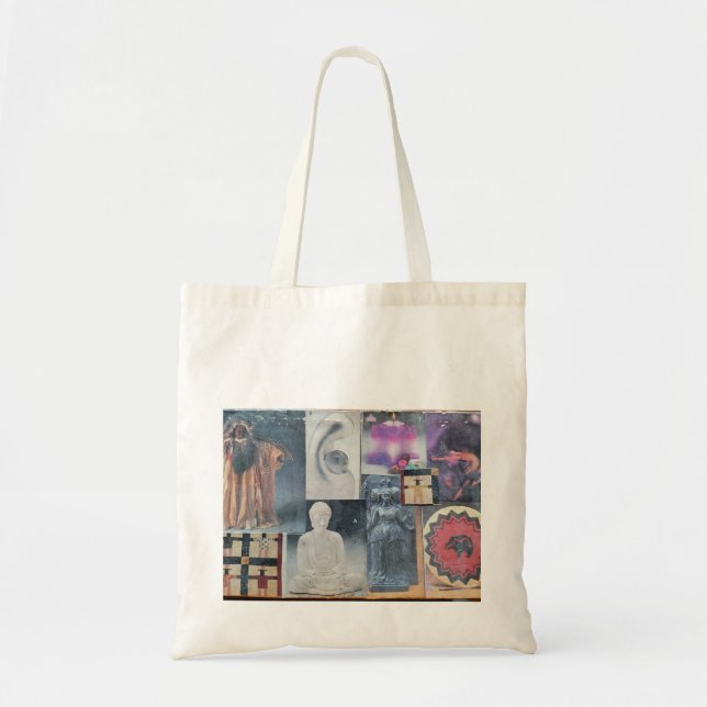 Bolso De Tela Collage de espiritualidad (Frente)