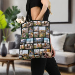Bolso De Tela Collage de fotos 32 personalizado<br><div class="desc">Crea tu propio bolso de té de 32 Collages de fotos personalizado</div>