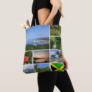 Bolso De Tela Collage de fotos de Jamaica