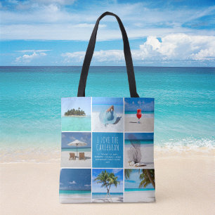 Bolso De Tela Collage de fotos de viaje personalizado de bricola