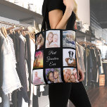 Bolso De Tela Collage de fotos mejor abuela que nunca abuela neg<br><div class="desc">Un regalo para tu abuela celebrando su vida con un collage de 8 fotos. Texto blanco: La mejor abuela de todos los tiempos. Usa la foto de ella, sus hijos, nietos, esposo, mascotas, amigos, su destino de viaje de ensueño. Un fondo negro de moda. Perfecto como regalo del Día de...</div>