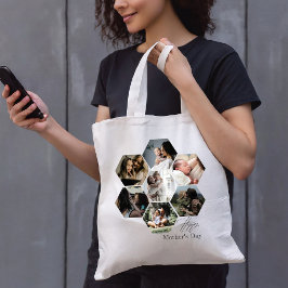 Bolso De Tela Collage de fotos MOMMY personalizado del regalo de
