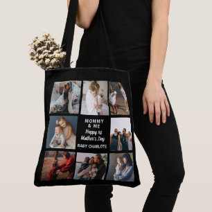 Bolso De Tela Collage de fotos personalizado: familia de amigos