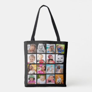 Bolso De Tela Collage de fotos único personalizado