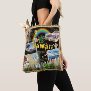 Bolso De Tela Collage de Hawaii