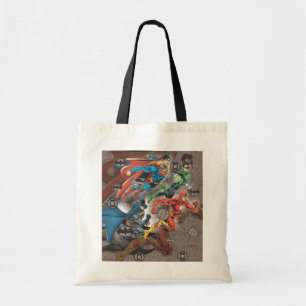 Bolso De Tela Collage de la Liga de la Justicia