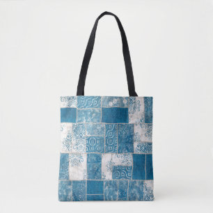 Bolso De Tela Collage de trabajo en mosaico: combinación de patr