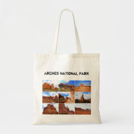 Bolso De Tela Collage del parque nacional de los arcos, Utah,