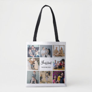 Bolso De Tela Collage familiar moderno simple personalizado