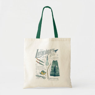 Bolso De Tela Collage Gráfico de Acuarela LOTHLORIEN™