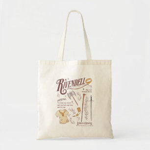Bolso De Tela Collage Gráfico de Acuarela RIVENDELL™