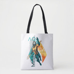 Bolso De Tela Collage modernista de Aquaman el   Aquaman