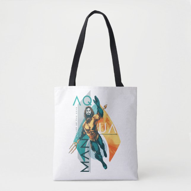 Bolso De Tela Collage modernista de Aquaman el | Aquaman (Anverso)