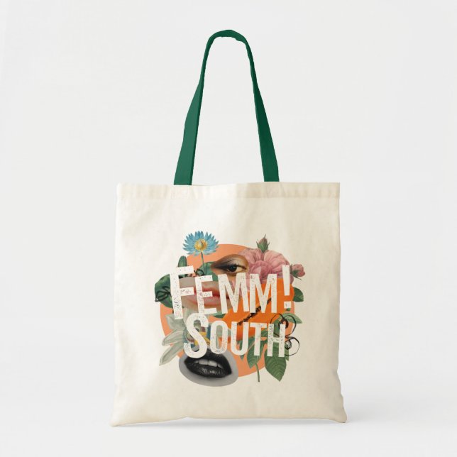 Bolso De Tela Collage Tote Bag (Frente)